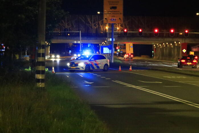 Persoon onder invloed aangehouden bij ongeval