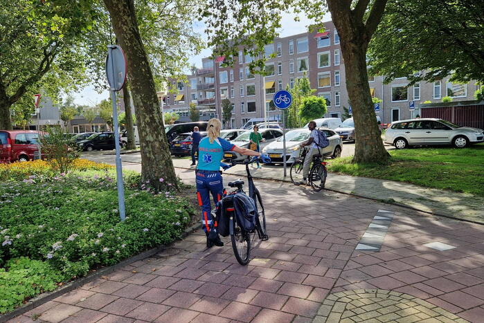 Fietser gewond bij ongeval met auto