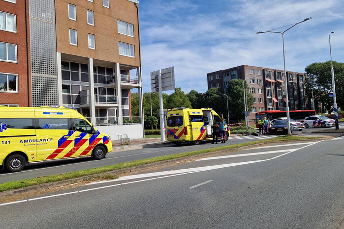 Fietser gewond bij ongeval met auto