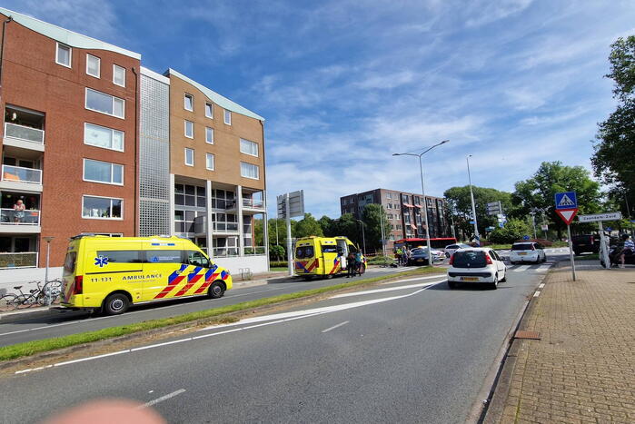 Fietser gewond bij ongeval met auto