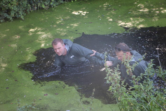 Zoekslagen in water na aantreffen kinderstep