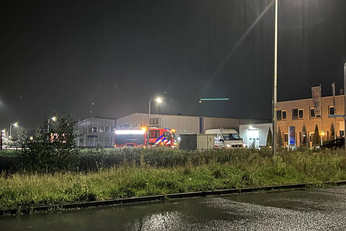 Brand in transformatorhuisje