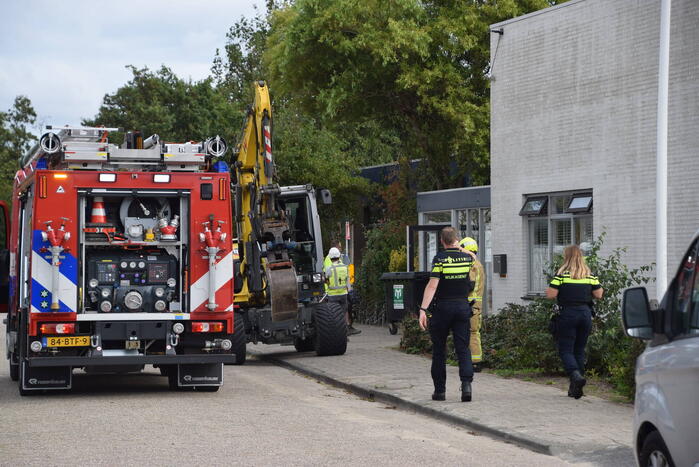 Brandweer in gezet voor gaslekkage