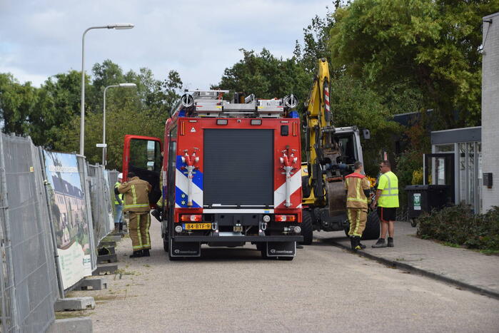 Brandweer in gezet voor gaslekkage