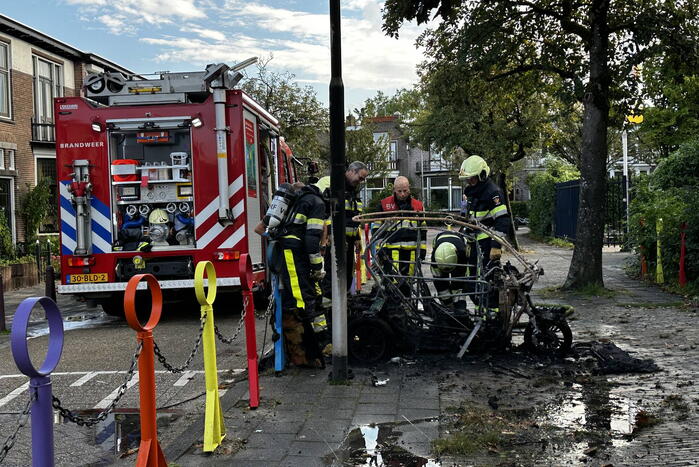 Elektrische Carver gaat in vlammen op