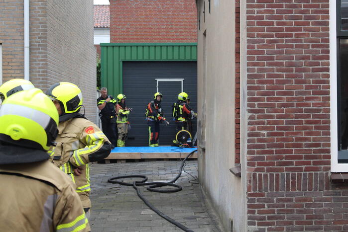 Brand in meterkast snel onder controle