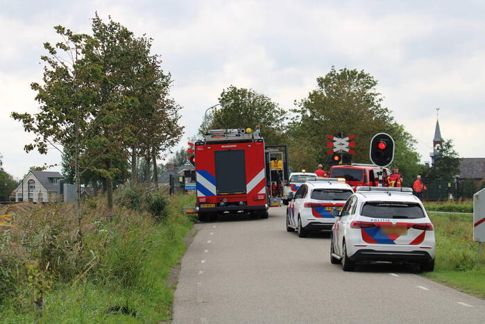 Treinverkeer gestremd vanwege ongeval