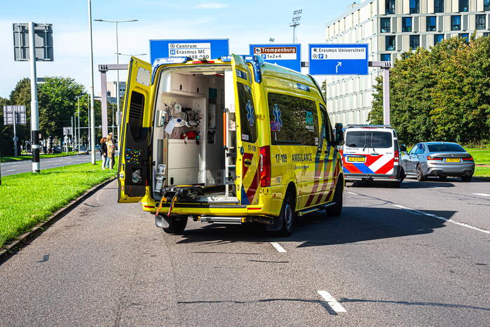 Gewonde bij kettingbotsing tussen drie voertuigen