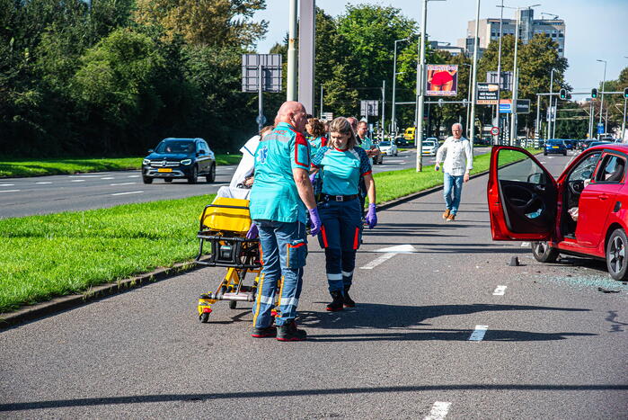 Gewonde bij kettingbotsing tussen drie voertuigen