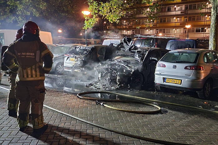 Veel schade door uitslaande autobrand