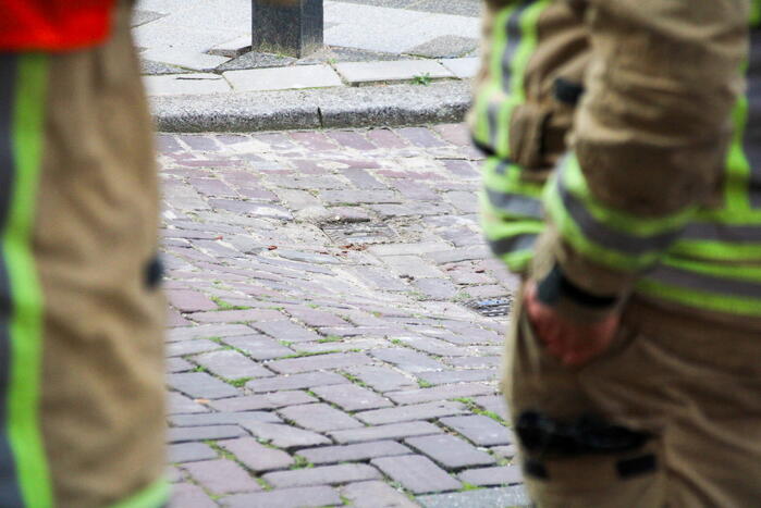 Ingezakt wegdek zorgt voor melding gaslekkage