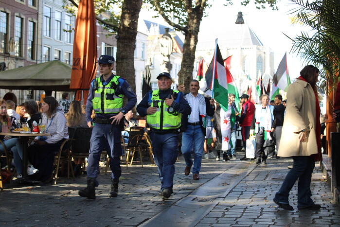 Pro Palestina demonstratie trekt veel mensen