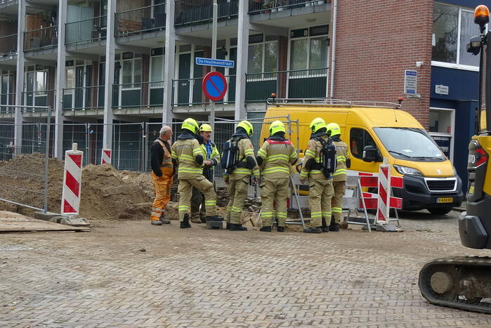 Gaslekkage door graafwerkzaamheden