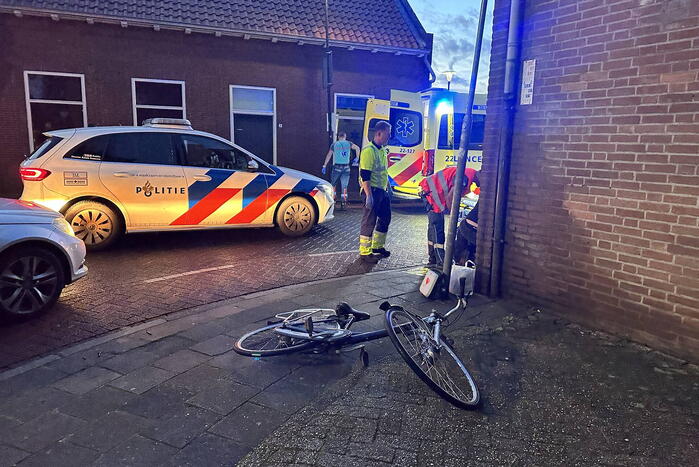 Fietser gewond na val, traumateam ingezet