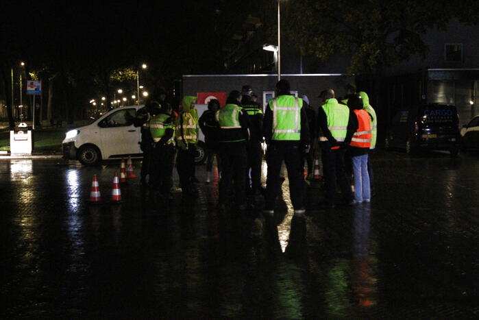 Politie en Douane houden verkeerscontrole