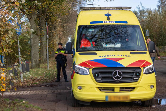 Scooterrijder gecontroleerd na harde val