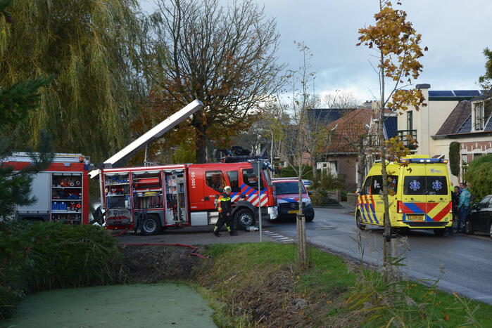 Vermoedelijk asbest vrijgekomen bij uitslaande brand