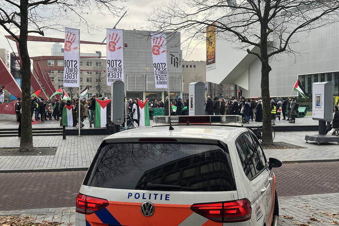 Tientallen aanwezigen bij pro-Palestinademonstratie