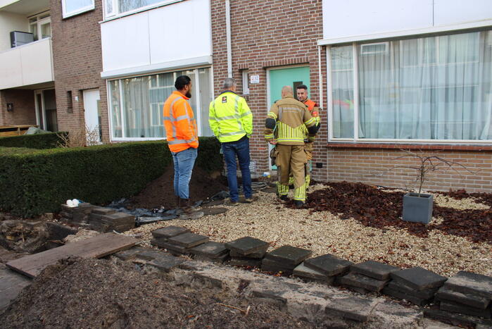 Gaslekkage door werkzaamheden