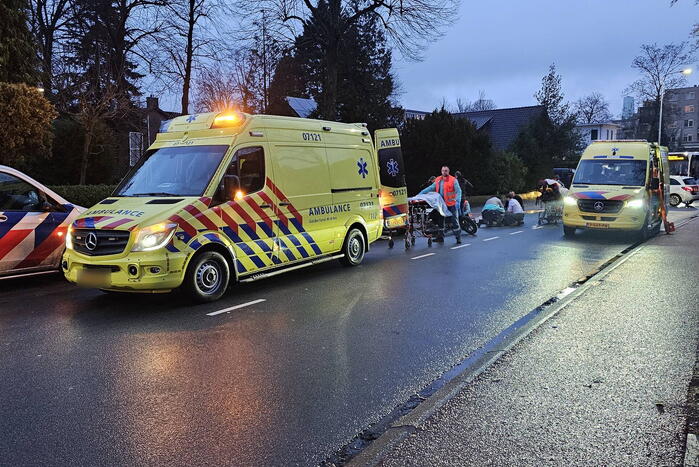 Gewonden en verkeerschaos na aanrijding