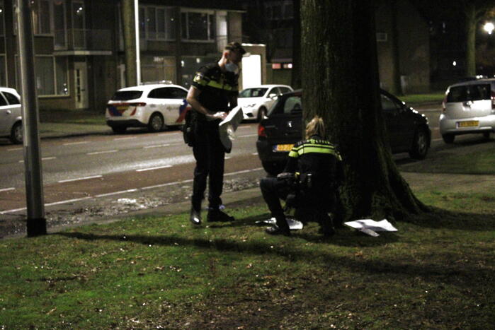 Onderzoek naar brandstichting in bestelbus