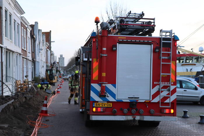 Gasleiding geraakt tijdens aanleg glasvezelkabels