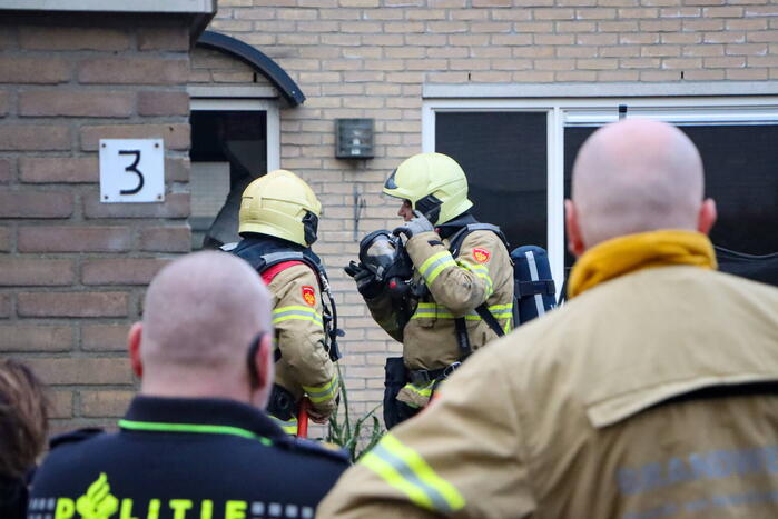 Keukenbrand snel onder controle