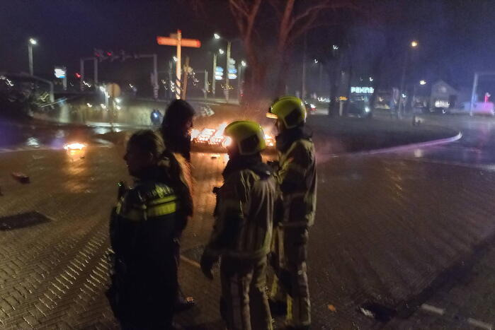 Buitenbrand geblust na sein veilig van politie