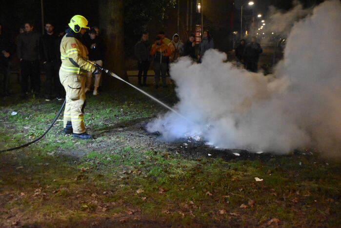 Buitenbrand snel onder controle