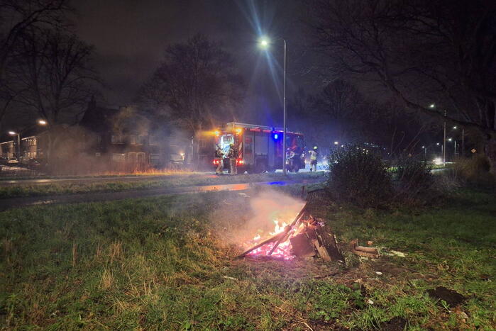 Buitenbrand snel onder controle