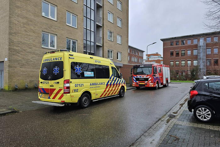 Persoon gewond na ongeval in woning