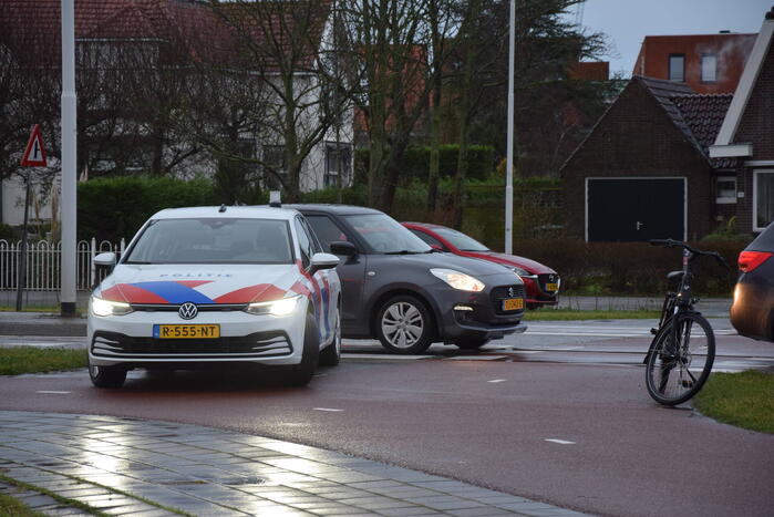 Fietser gewond bij botsing met automobilist