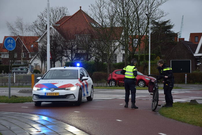 Fietser gewond bij botsing met automobilist