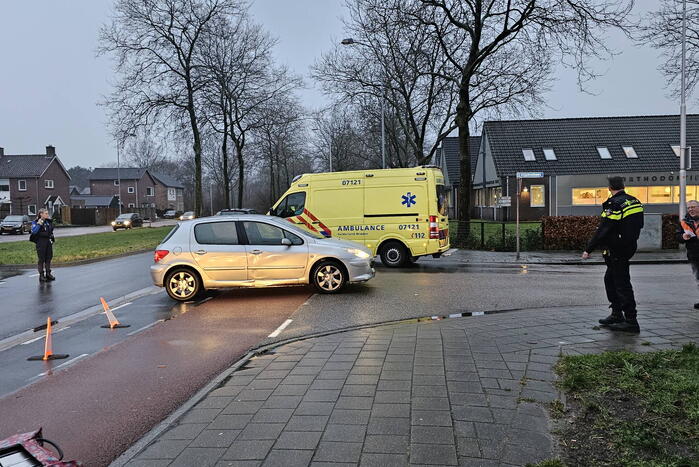 Fietser gewond bij botsing met automobilist