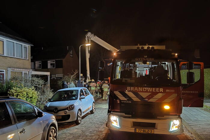 Schoorsteenbrand snel onder controle