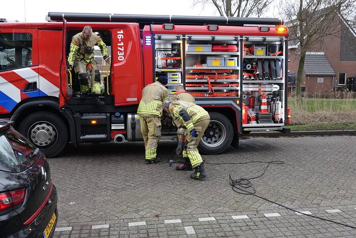 Droger vliegt in brand in woning