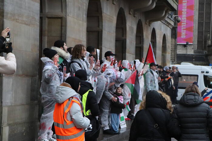 Grote opkomst bij pro Palestina demonstratie