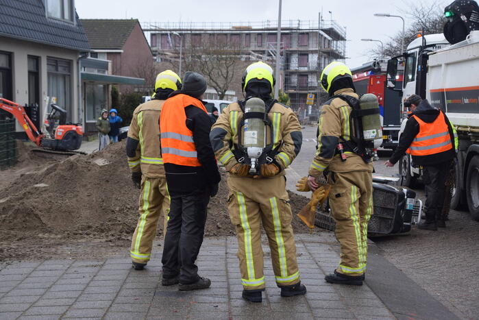 Brandweer ingezet voor rokende mini rupsdumper