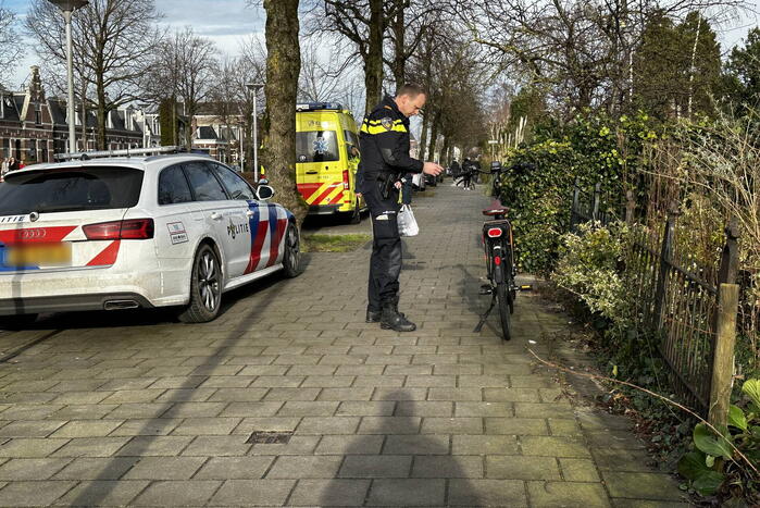 Fietser geschept door automobilist