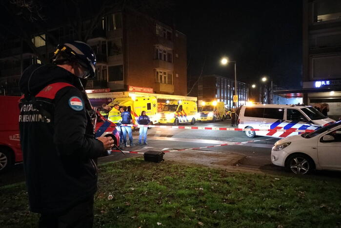 Grote brand uitgebroken na explosie bij appartementencomplex