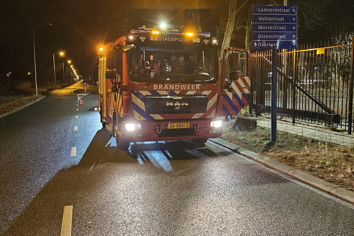 Brandweer ingezet voor lekkende stoomleiding