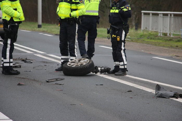 Veel bekeuringen bij frontale botsing