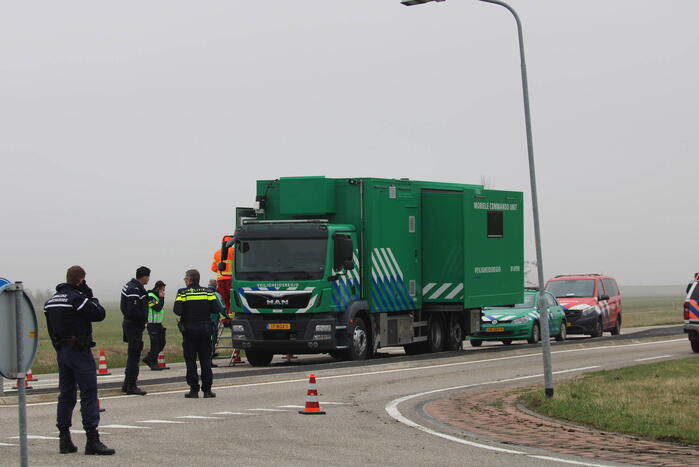 Hulpdiensten groots ingezet na aantreffen verdacht pakket