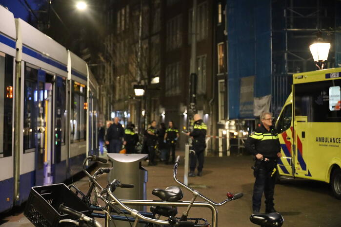 Voetganger gewond bij botsing met tram