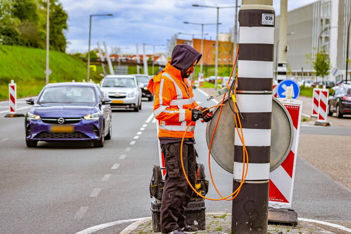 Nog dagen lang hinder na verkeersongeval op kruising