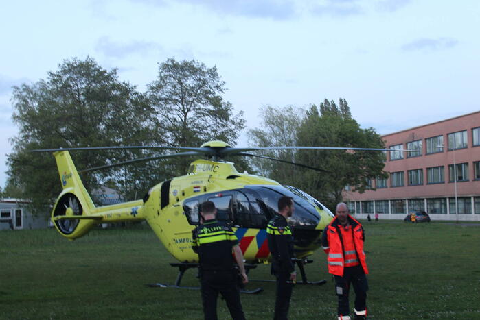 Traumahelikopter landt vanwege medische noodsituatie