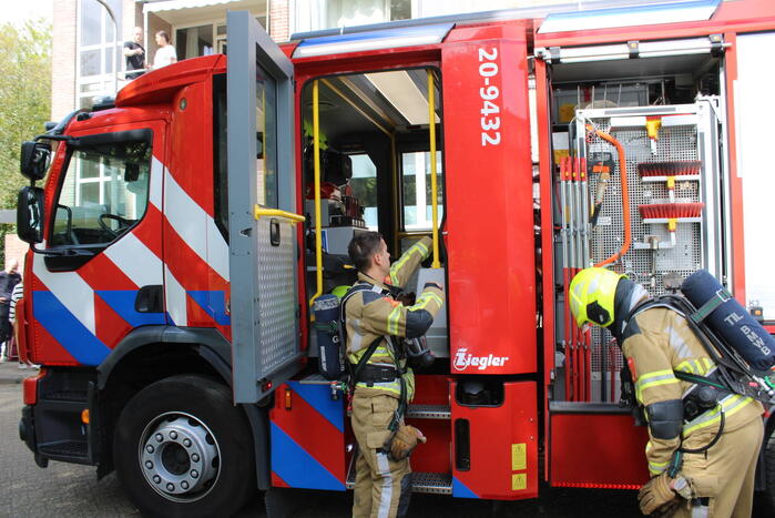 Kleine brand in flatwoning