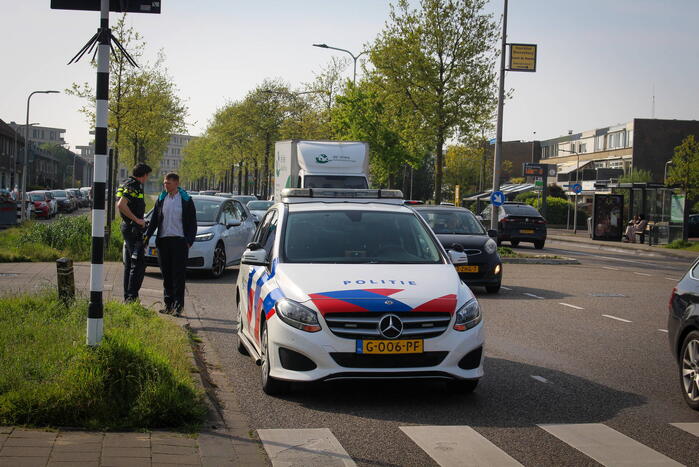 Fietser aangereden door stadsbus