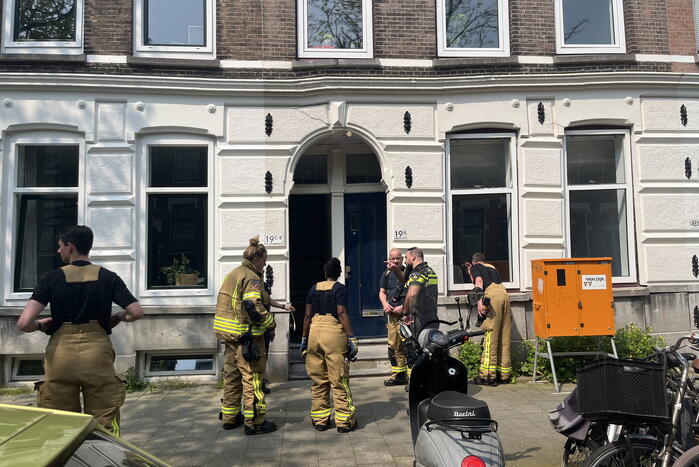 Leiding gebarsten in maisonnette woning