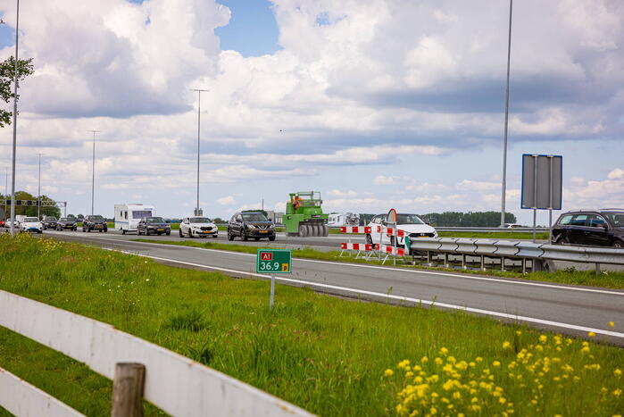 Politie schrijft minder boetes uit bij wegwerkzaamheden dan vorig weekend